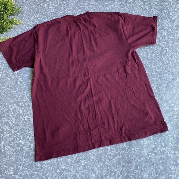 Hard Rock Cafe Cologne Germany T-Shirt Short Sleeve Maroon Red‎ XL - Picture 5 of 6